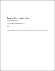 Aurora Over Antarctica Orchestra sheet music cover